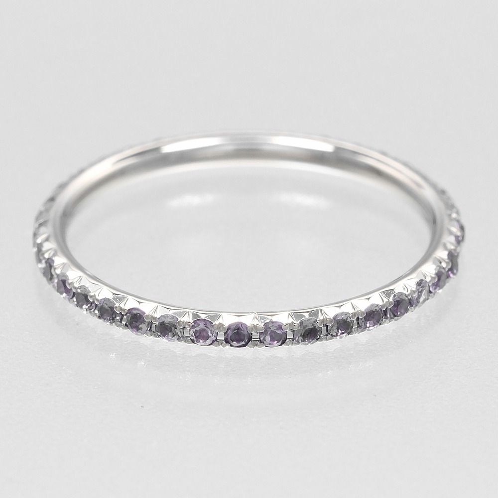 TIFFANY 18k Silver Eternity Ring - Picture 7 of 9